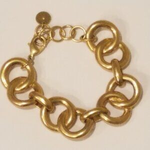 STELLA & DOT Gold Tone Chunky Link Bracelet
